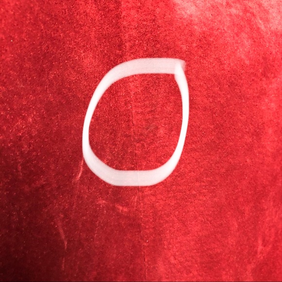 Red Suede Leather Shirt 3-Button Front Small - Picture 8 of 8